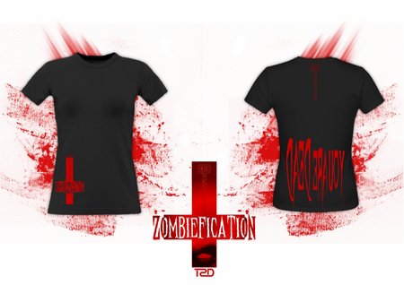 T-Shirt (weiblich): Egodesign - Zombiefication\\n\\n22.09.2015 19:27
